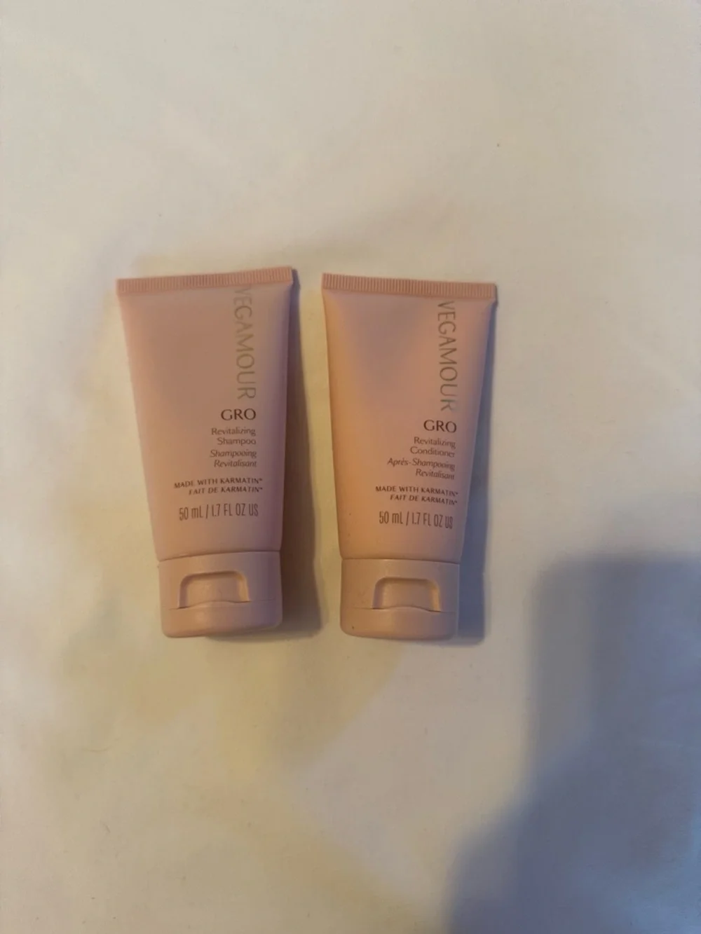 Vegamour shampoo and conditioner